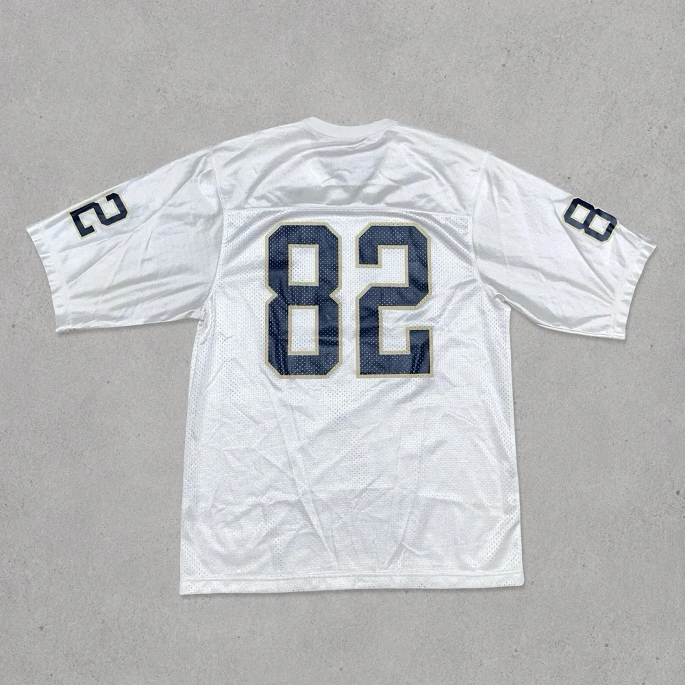 Vintage Nike Team Pitt Panthers Football Jersey #82 Team Authentic Men's M